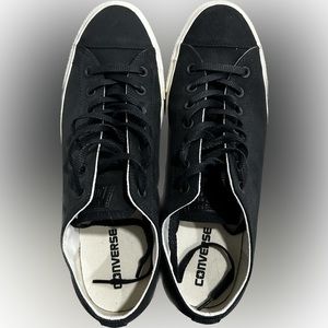 Brand New Converse Sneakers - size 12 - Black Suede w/ White Sole/Gum bo…
